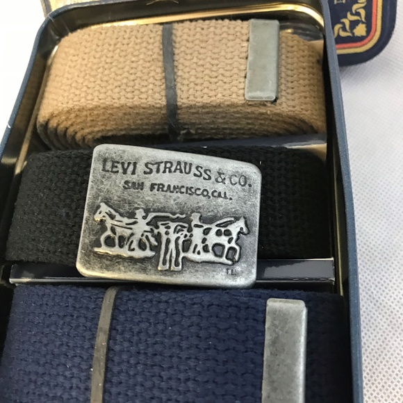 levis canvas belt